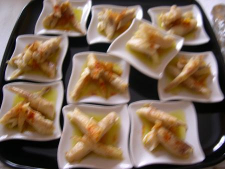 Lotte sur lit de confiture d'agrumes