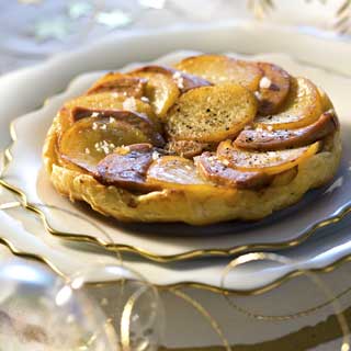 Tatin parmentier au foie gras