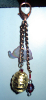 elephant rose et perles