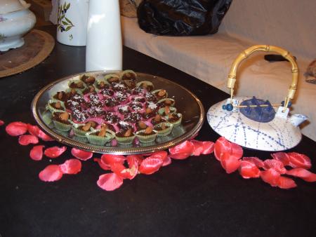 Chocolats aux amandes et chocolats a la noix de coco